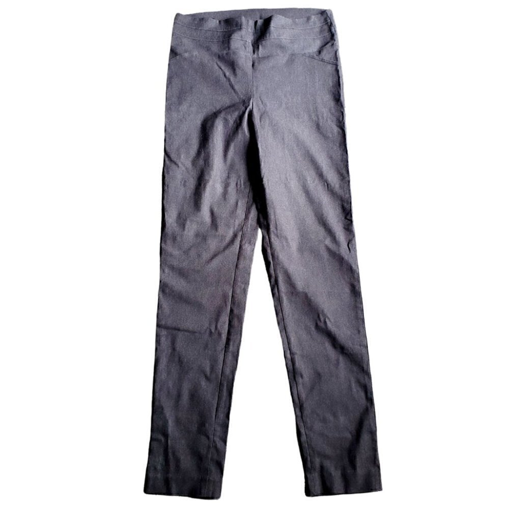 SUZY Shier Grey Casual Classic High waisted Solid Leggings. Size large